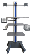 weiko mr2 - přístrojový stolek pro ergostik a zátěžové EKG